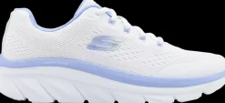 New biało-lawendowe sneakersy damskie z wkładką memory foam Damskie Sportowe|Markowe