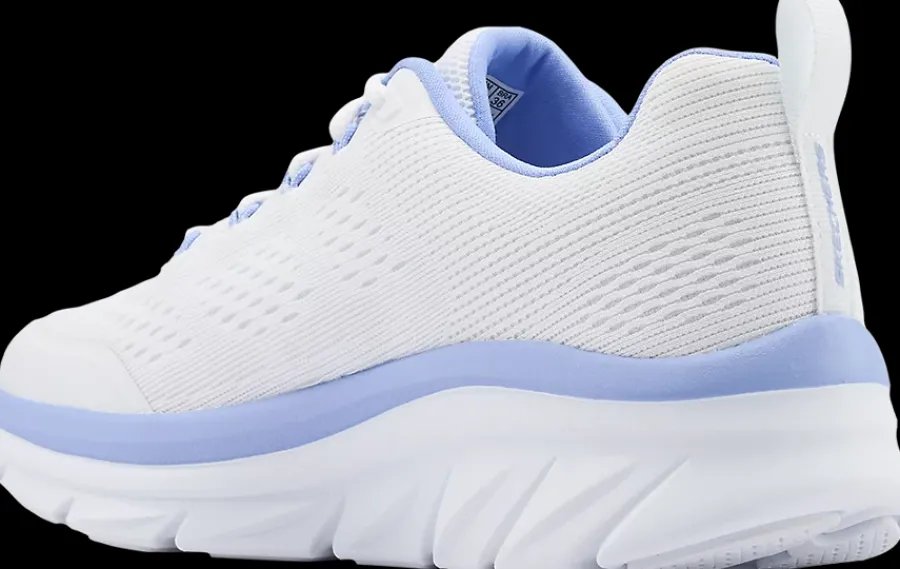 New biało-lawendowe sneakersy damskie z wkładką memory foam Damskie Sportowe|Markowe