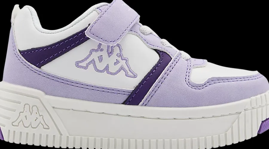 Outlet biało-liliowe sneakersy dziewczęce Darlington Dzieci Sportowe