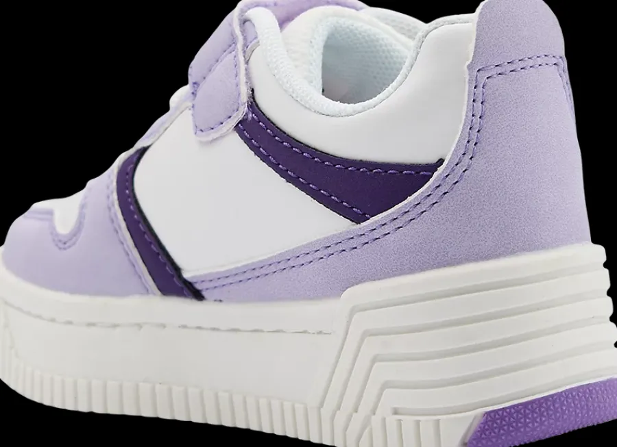 Outlet biało-liliowe sneakersy dziewczęce Darlington Dzieci Sportowe