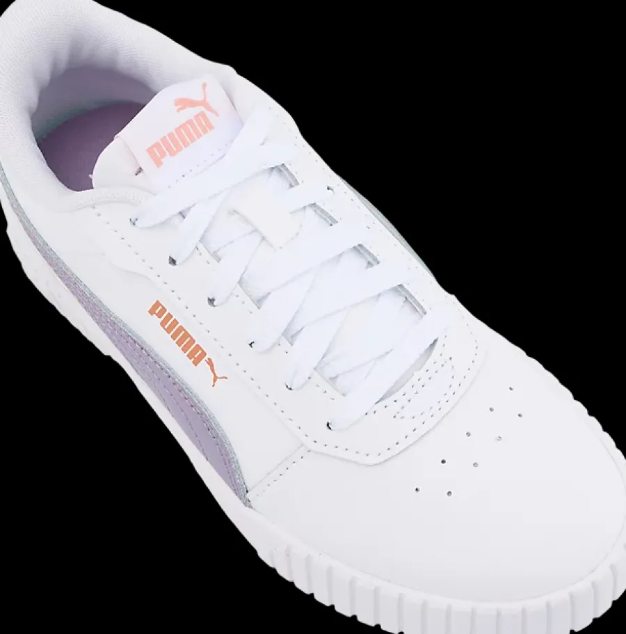 Outlet biało-liliowe sneakersy młodzieżowe CARINA 2.0 JR Dzieci Sportowe|Markowe
