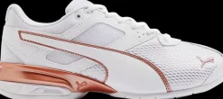 Hot biało-miedziane sneakersy damskie Tazon 6 Shimmer Damskie Sportowe|Markowe