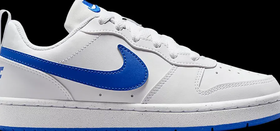 biało-niebieskie młodzieżowe sneakersy Court Borough Low Recraft Dzieci Sportowe