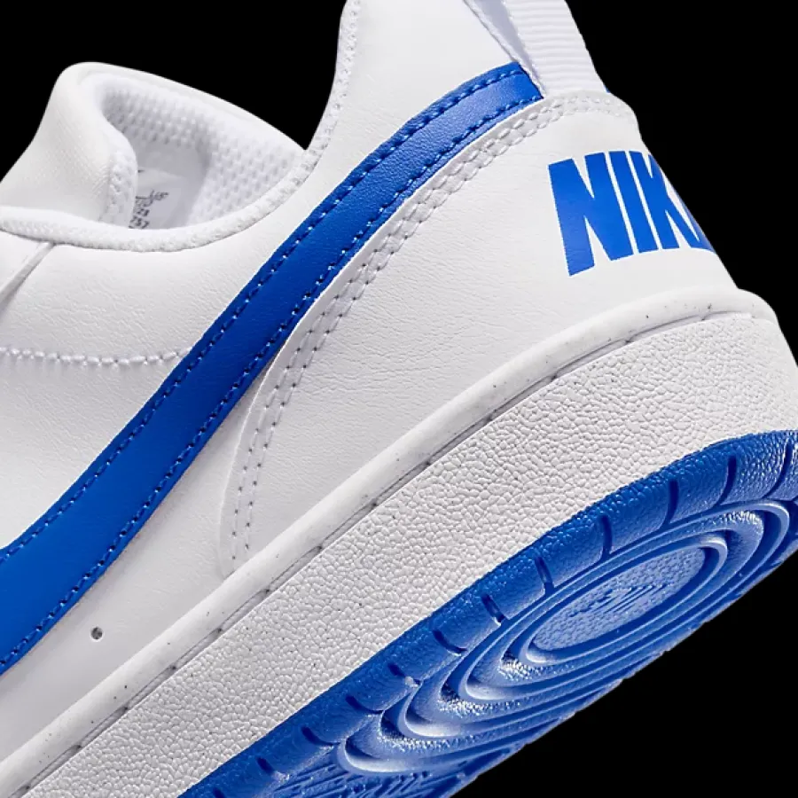 biało-niebieskie młodzieżowe sneakersy Court Borough Low Recraft Dzieci Sportowe