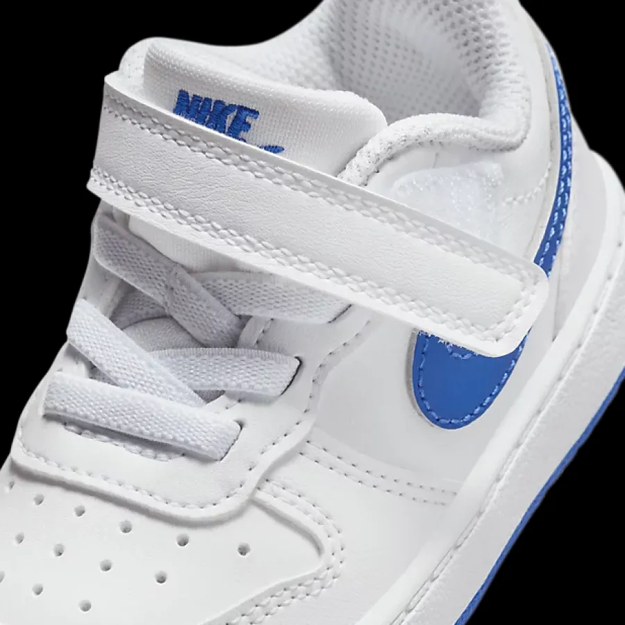 Hot biało-niebieskie sneakersy dziecięce COURT BOROUGH LOW RECRAFT Dzieci Sportowe|Markowe