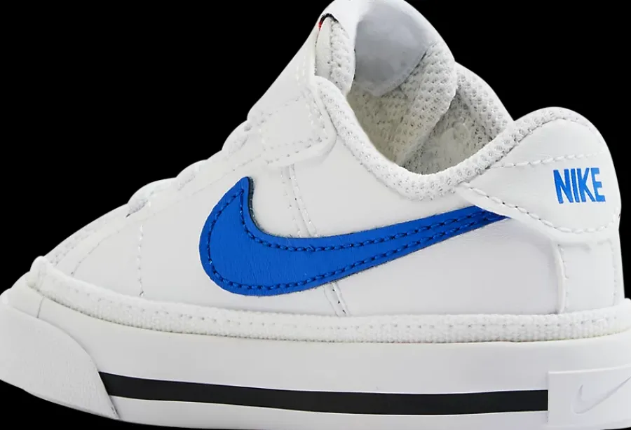 Best biało-niebieskie sneakersy dziecięce COURT LEGACY Dzieci Sportowe