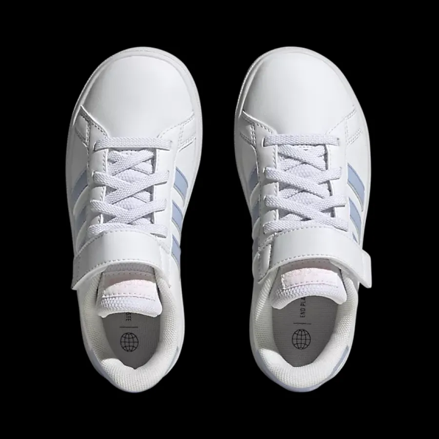 Best biało-niebieskie sneakersy dziecięce Grand Court 2.0 Dzieci Sportowe|Do Szkoły