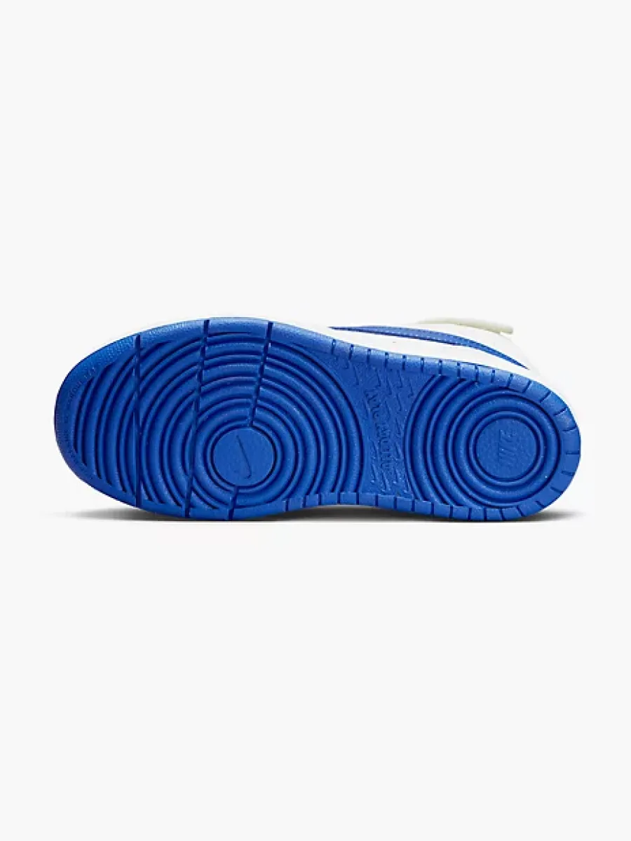 Hot biało-niebieskie sneakersy dziecięce Court Borough Mid 2 Dzieci Sportowe