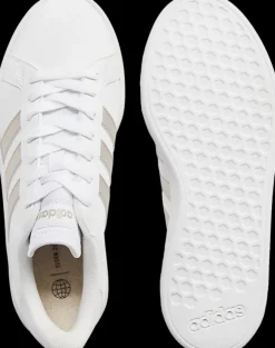 Sale biało-platynowe sneakersy damskie GRAND COURT BASE 2.0 Damskie Sportowe|Markowe