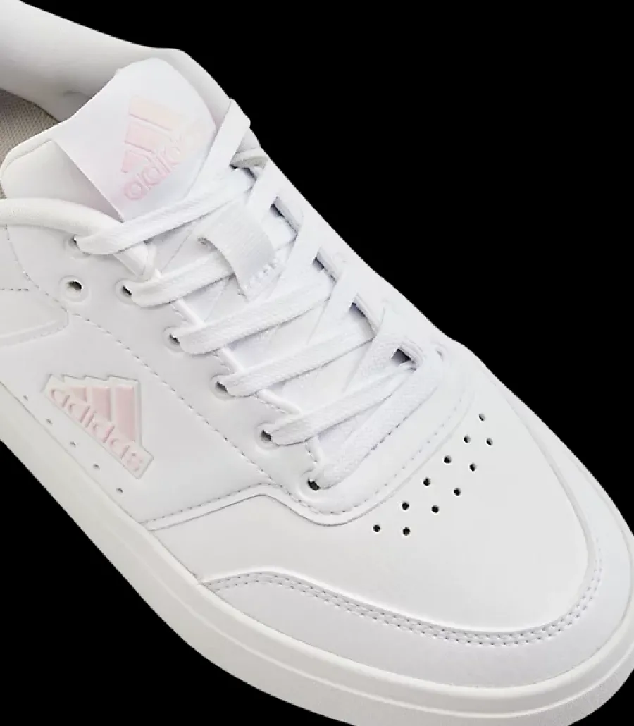 Online biało-różowe sneakersy damskie Park Damskie Sportowe|Markowe