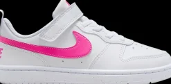 Online biało-różowe sneakersy dziecięce Court Borough Low Recraft Dzieci Sportowe|Markowe