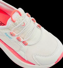 Best biało-różowe sneakersy dziewczęce Dzieci Sportowe