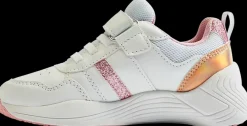 Clearance biało-różowe sneakersy dziewczęce Dzieci Sportowe