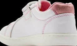 Sale biało-różowe sneakersy dziewczęce Dzieci Sportowe
