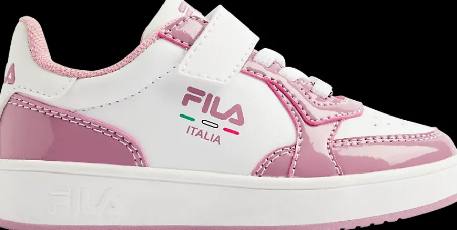 New biało-różowe sneakersy dziewczęce Dzieci Sportowe