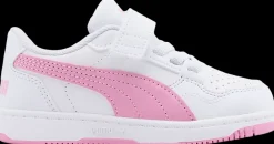 Best biało-różowe sneakersy dziewczęce Reb-L Dzieci Sportowe