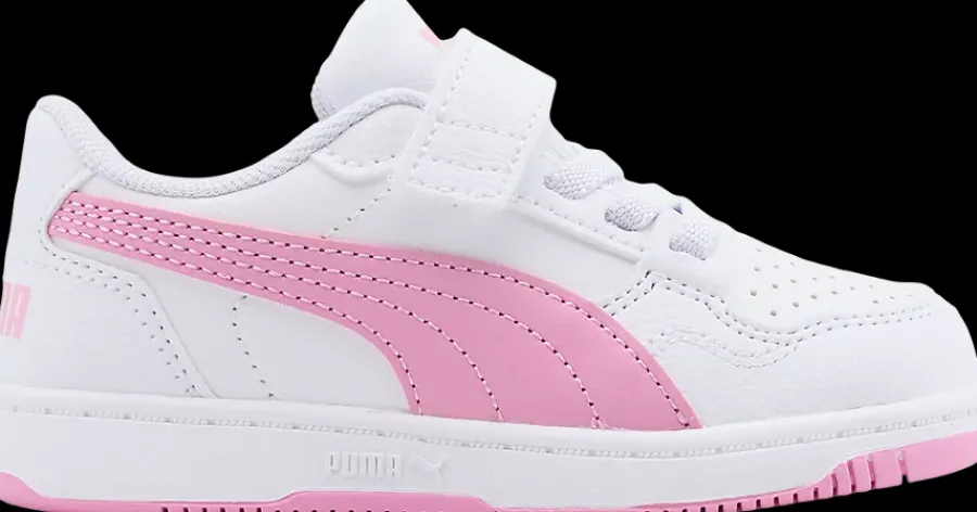 Best biało-różowe sneakersy dziewczęce Reb-L Dzieci Sportowe