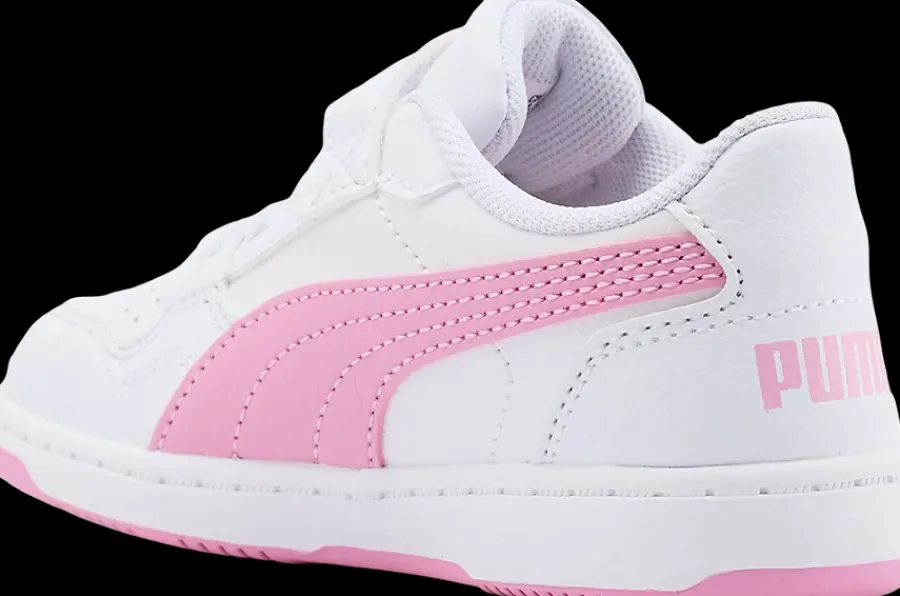 Best biało-różowe sneakersy dziewczęce Reb-L Dzieci Sportowe