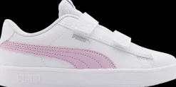 Best biało-różowe sneakersy dziewczęce Rickie Classic Dzieci Sportowe