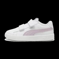 Best biało-różowe sneakersy dziewczęce Rickie Classic Dzieci Sportowe