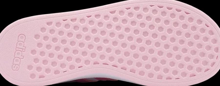 Hot biało-różowe sneakersy dziewczęce Grand Court 2.0 Dzieci Sportowe