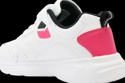 Sale biało-różowe sneakersy dziewczęce Wave Dzieci Sportowe|Markowe
