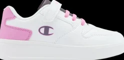 biało-różowe sneakersy dziewczęce DEUCE GIRLS Dzieci Sportowe|Do Szkoły