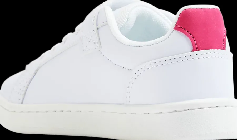 Online biało-różowe sneakersy dziewczęce Kelford Dzieci Sportowe|Do Szkoły