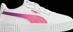 Discount biało-różowe sneakersy dziewczęce Carina 2.0 Star Glow Dzieci Sportowe