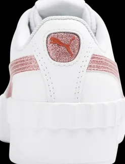 Discount biało-różowe sneakersy dziewczęce Carina Lift Damskie Sportowe|Sportowe