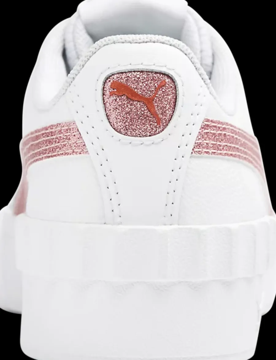 Discount biało-różowe sneakersy dziewczęce Carina Lift Damskie Sportowe|Sportowe