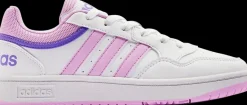 Outlet biało-różowe sneakersy dziewczęce HOOPS 3.0 Dzieci Sportowe
