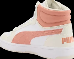 Sale biało-różowe wysokie sneakersy damskie Reb-L Mid Damskie Sportowe|Markowe
