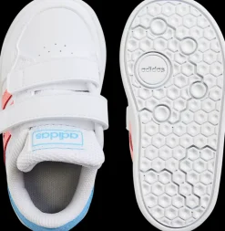 Online biało-różowo-niebieskie sneakersy dziewczęce Breaknet Dzieci Sportowe