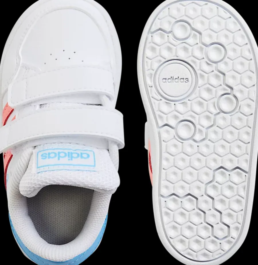 Online biało-różowo-niebieskie sneakersy dziewczęce Breaknet Dzieci Sportowe