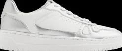 Hot biało-srebrne sneakersy damskie Damskie Sportowe