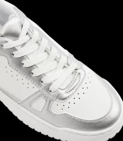 Hot biało-srebrne sneakersy damskie Damskie Sportowe