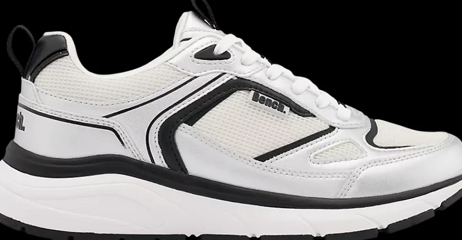 Sale biało-srebrne sneakersy damskie Damskie Sportowe