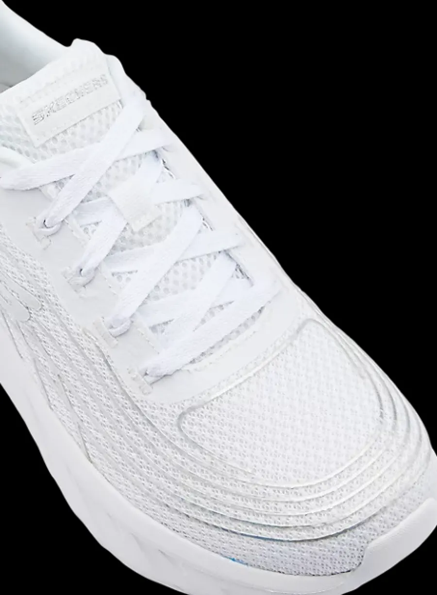 Online biało-srebrne sneakersy damskie Damskie Sportowe|Markowe