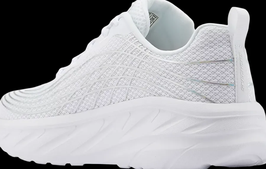 Online biało-srebrne sneakersy damskie Damskie Sportowe|Markowe