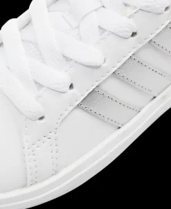 New biało-srebrne sneakersy dziewczęce GRAND COURT 2.0 K Dzieci Sportowe