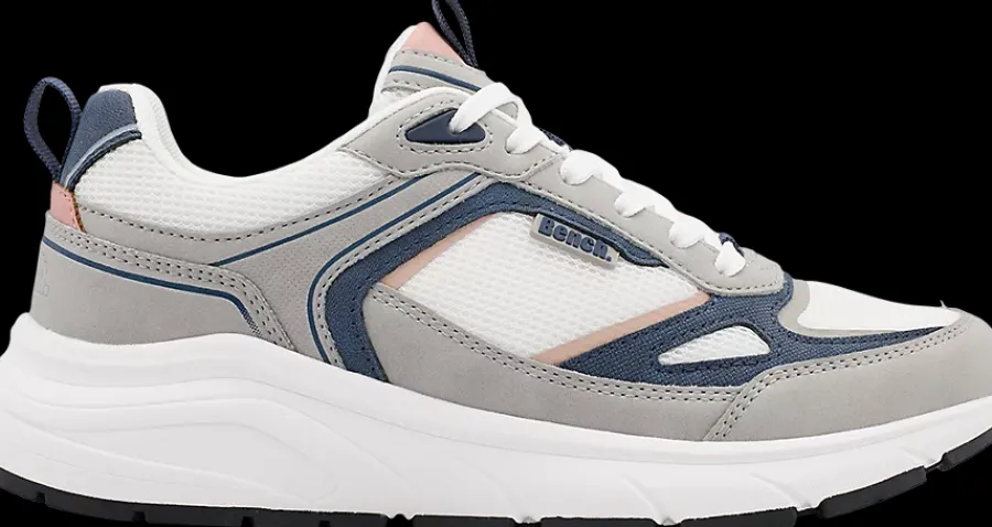 Clearance biało-szare sneakersy damskie Damskie Sportowe