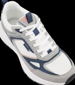 Clearance biało-szare sneakersy damskie Damskie Sportowe