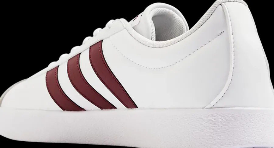 Best biało-szaro-bordowe sneakersy męskie VL Court Base Męskie Sportowe|Markowe