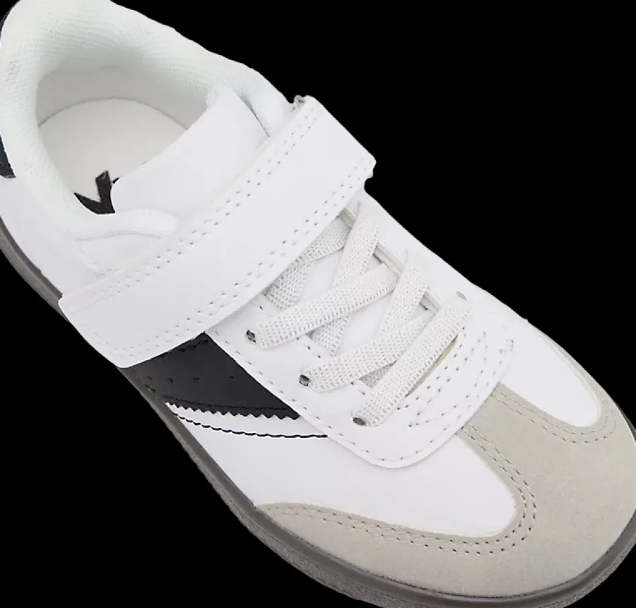 New biało-szaro-czarne sneakersy dziecięce Dzieci Sportowe