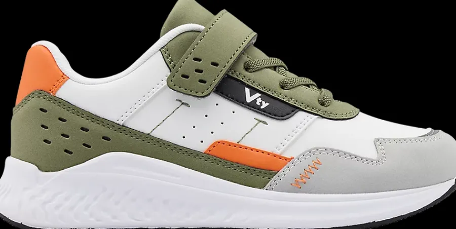 Best biało-zielone sneakersy dziecięce Dzieci Sportowe