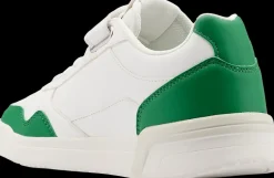 Hot biało-zielone sneakersy dziecięce Dzieci Sportowe