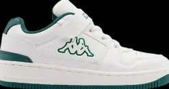 Online biało-zielone sneakersy dziecięce Coda Low Dzieci Sportowe