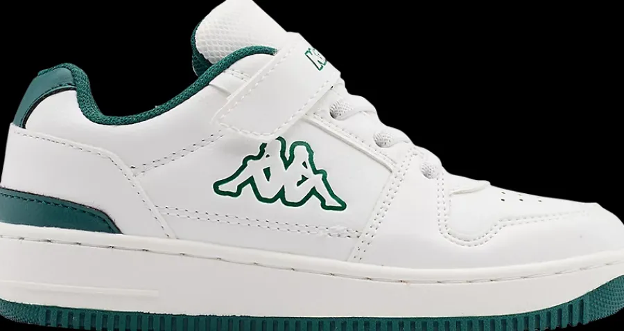 Online biało-zielone sneakersy dziecięce Coda Low Dzieci Sportowe