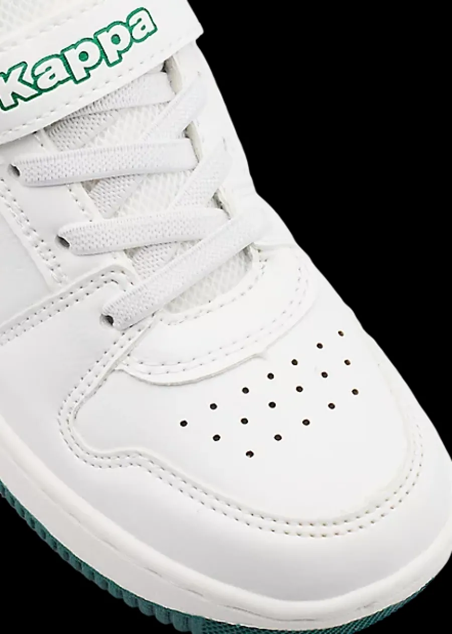 Online biało-zielone sneakersy dziecięce Coda Low Dzieci Sportowe